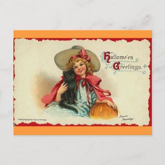 Halloween Greetings 2 postcard