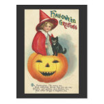 Halloween Greetings 2 Postcard