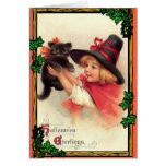 Halloween greetings card