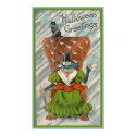 Halloween Greetings Old Witch (Altered) posters by vintagehalloween Halloween Greetings Old Witch (Altered) posters