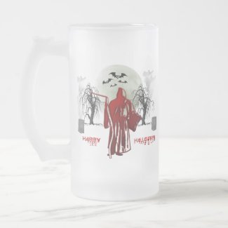 Halloween Grim Reaper mug