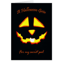 Halloween Grin for Secret Pal Cards