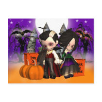 Halloween, Halloween celebration, Halloween Night, postcards