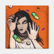 Halloween Hallucination Scene Part 1 Magnets