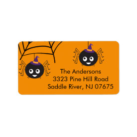 Halloween Hang with Us Return Address Label