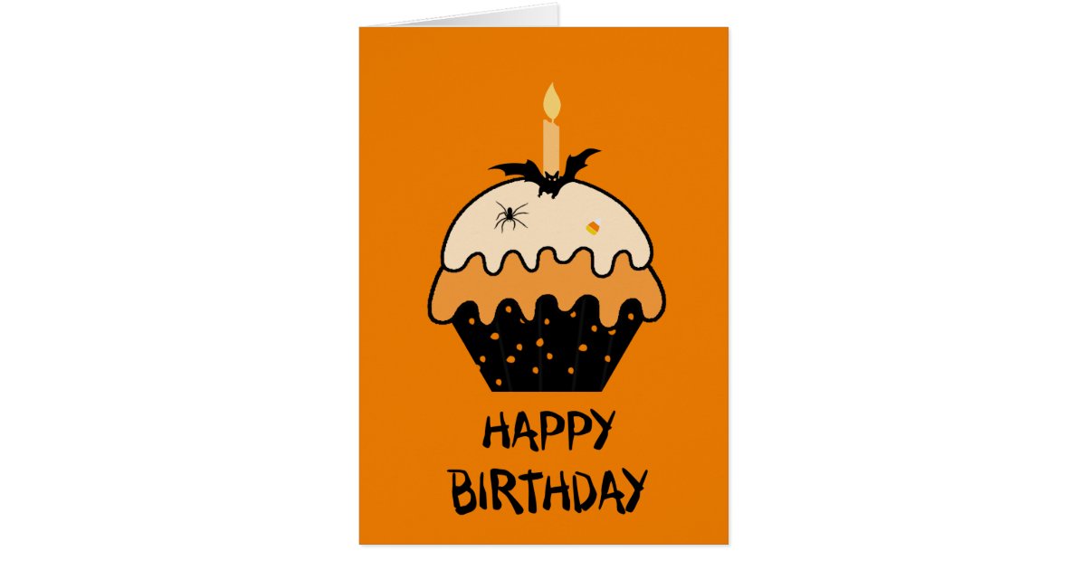 Halloween Happy Birthday Card Zazzle halloween-happy-birthday-card-zazzle