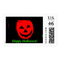 Halloween, Happy Halloween! postage