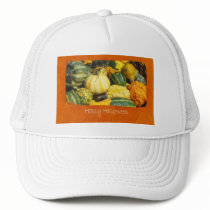 Halloween Harvest 2 - Happy Halloween Trucker Hats