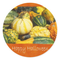 Halloween Harvest 2 - Happy Halloween Round Stickers