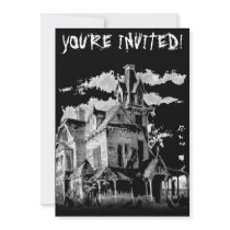 HALLOWEEN HAUNT INVITATION by llewsilverhand2 HALLOWEEN HAUNT INVITATION