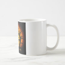 Halloween haunted house coffee mug
