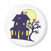 Halloween Haunted House magnets
