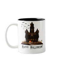 Halloween Haunted House mugs