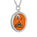 Halloween Haunted House Necklace necklaces