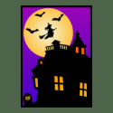 Halloween Haunted House Poster posters by mariannegilliand Halloween Haunted House Poster posters