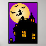 Halloween Haunted House Poster posters