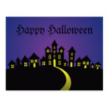 Halloween Haunted Houses Post Cards