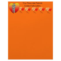 Halloween Heart Eyeballs letterhead