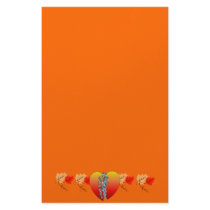 Halloween Heart Eyeballs Personalized Stationery