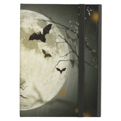 Halloween holidays mystery with fairy tale moon iPad cover