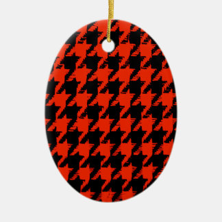 halloween houndstooth pattern christmas tree ornament halloween houndstooth pattern christmas tree ornament