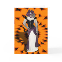 Halloween Hussy Greeting Card
