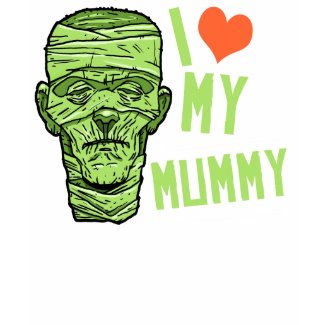 Halloween I Love my Mummy Ladies Long Sleeve shirt