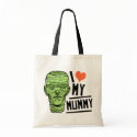 Halloween I Love my Mummy Tote Bag by koncepts Halloween I Love my Mummy Tote Bag