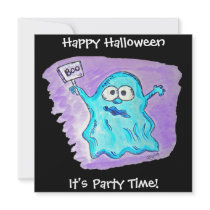 Halloween Invitation -Halloween Ghost