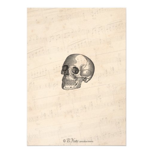 Halloween Invitation Mr. Bones Skeleton Party