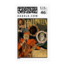 Halloween Invitation Postage Stamps