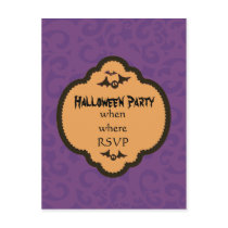 Halloween invitation postcards by partypassion Halloween invitation postcards