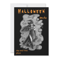 Halloween invitation (template) by siffert Halloween invitation (template)