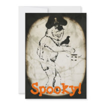 Halloween Invites with Bigfoot