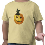 Halloween Jack-o-Lantern &amp; Cat T-shirts