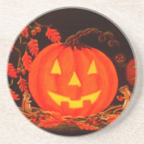Halloween Jack-O-Lantern Coaster