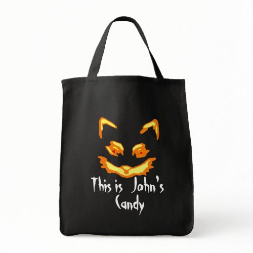 Halloween Jack O Lantern Customizable Candy Bag bag