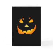 Halloween: Jack-o-Lantern Face: Greeting Card