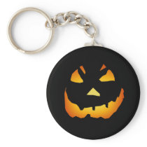 Halloween: Jack-o-Lantern Face: Key Chain