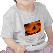 Halloween Jack-O-Lantern Face T-shirts