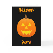 Halloween: Jack-O-Lantern: Invitation Card