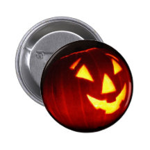 Halloween Jack O' Lantern Pinback Button