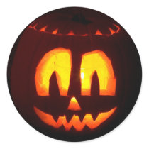 Halloween Jack-o-Lantern stickers