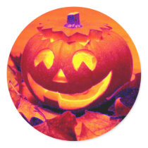 Halloween Jack-o-Lantern stickers