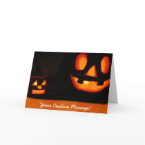 Halloween Jack-o-lanterns 2 cards