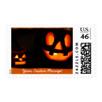Halloween Jack-o-lanterns 2 stamps