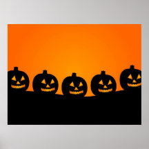 Halloween Jack O' Lanterns Poster