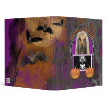 Halloween - Just a Lil Spooky - Afghan 3 Ring Binders