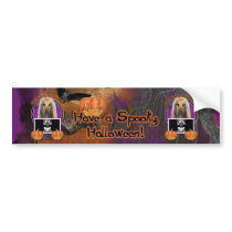 Halloween - Just a Lil Spooky - Afghan Bumper Sticker