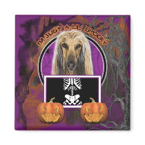 Halloween - Just a Lil Spooky - Afghan Fridge Magnets
